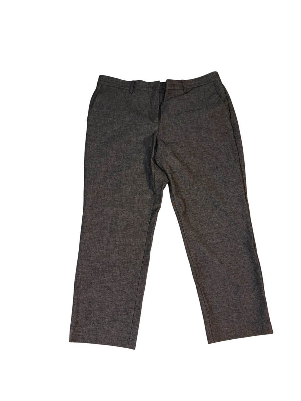 Ann Taylor Gray Straight Leg Curvy Fit Pants - Picture 2 of 5